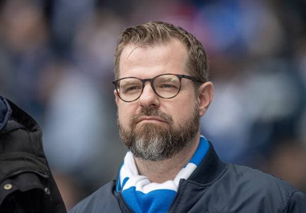 Fussball, Herren, Saison 2024 2025, 2. Bundesliga (29. Spieltag), Hertha BSC - SV Darmstadt 98, Präsident Fabian Drescher (Hertha BSC), 12.04. 2025,