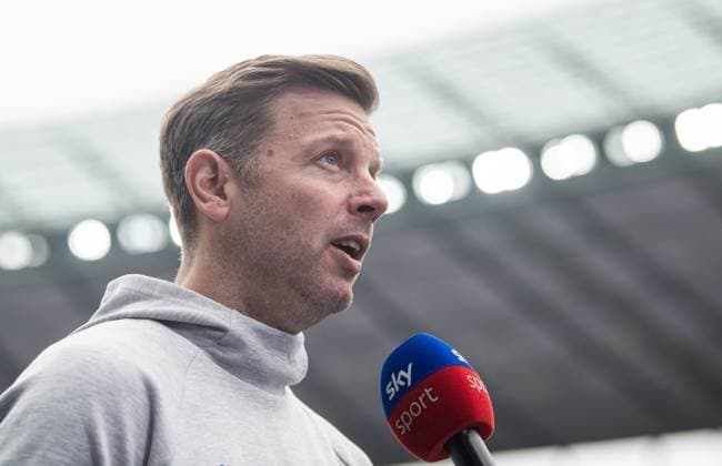 Fussball, Herren, Saison 2024 2025, 2. Bundesliga (29. Spieltag), Hertha BSC - SV Darmstadt 98, Trainer Florian Kohfeldt (Darmstadt 98) bei Sky im Interview, 12.04. 2025,