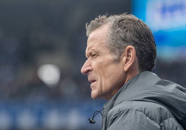 Fussball, Herren, Saison 2024 2025, 2. Bundesliga (29. Spieltag), Hertha BSC - SV Darmstadt 98, Geschäftsführer Thomas E. Herrich (Hertha BSC), 12.04. 2025, Copyright: xSebastianxRäppold MatthiasxKochx
