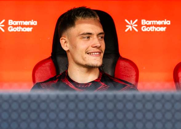 Sport Bilder des Tages Leverkusen, Bayarena, 07.01.2025: Florian Wirtz of Leverkusen on the bench prior the 1.Bundesliga match between 1.Bundesliga Bayer 04 Leverkusen vs. 1.FC Union Berlin.
