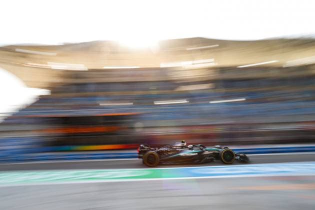 F1 - BAHRAIN GRAND PRIX 2025 12 KIMI ANTONELLI Andrea (ita), Mercedes AMG F1 Team W16, action during the Formula 1 Gulf Bahrain Grand Prix 2025, 4th round of the 2025 FIA Formula One World Championship, WM, Weltmeisterschaft from April 11 to 13, 2025 on the Bahrain International Circuit, in Sakhir, Bahrain -  Copyright: xEricxAlonsox