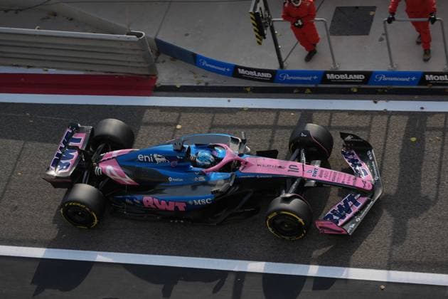 Formula 1 Gulf Air Bahrain Grand Prix 2025 12.04.2025, Bahrain International Circuit, Sakhir, Formula 1 Gulf Air Bahrain Grand Prix 2025 ,im Bild Pierre Gasly (FRA), BWT Alpine F1 Team