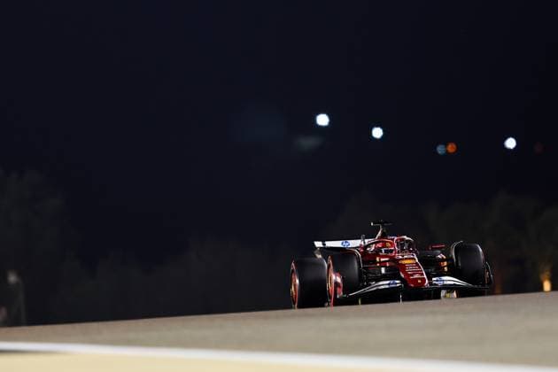 F1 - BAHRAIN GRAND PRIX 2025 16 LECLERC Charles (mco), Scuderia Ferrari SF-25, action during the Formula 1 Gulf Bahrain Grand Prix 2025, 4th round of the 2025 FIA Formula One World Championship, WM, Weltmeisterschaft from April 11 to 13, 2025 on the Bahrain International Circuit, in Sakhir, Bahrain -  Copyright: xEricxAlonsox