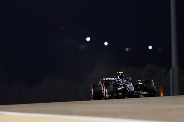 F1 - BAHRAIN GRAND PRIX 2025 12 KIMI ANTONELLI Andrea (ita), Mercedes AMG F1 Team W16, action during the Formula 1 Gulf Bahrain Grand Prix 2025, 4th round of the 2025 FIA Formula One World Championship, WM, Weltmeisterschaft from April 11 to 13, 2025 on the Bahrain International Circuit, in Sakhir, Bahrain -  Copyright: xEricxAlonsox