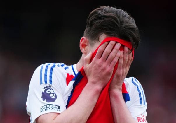 Bilder des Jahres 2025, Sport 04 April Declan Rice of Arsenal Arsenal v Brentford, Premier League, Football, Emirates Stadium, London, UK - 12 Apr 2025 EDITORIAL USE ONLY No use with unauthorised audio, video, data, fixture lists, club league logos or live services. Online in-match use limited to 120 images, no video emulation. No use in betting, games or single club league player publications.  Copyright: xJavierxGarcia Shutterstockx 15248730ad