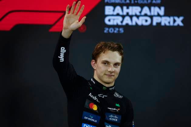 Manama, Bahrain : FIA F1 GP of Bahrain, No. 81 Oscar Piastri (AUS), McLaren MCL39, Mercedes Manama Bahrain