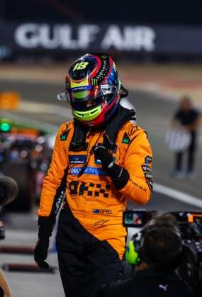 Manama, Bahrain : FIA F1 GP of Bahrain, No. 81 Oscar Piastri (AUS), McLaren MCL39, Mercedes Manama Bahrain