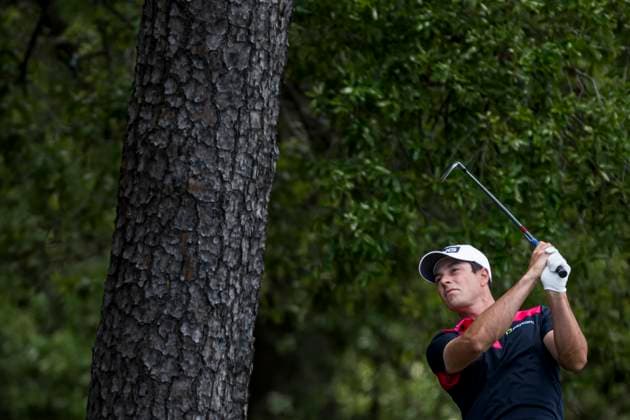 250412 Viktor Hovland of Norway during the third round of the 2025 Masters Golf Tournament on April 12, 2025 in Augusta. Photo: Petter Arvidson BILDBYRAN kod PA PA1009 bbeng golf masters the masters augusta us masters norge Copyright: PETTERxARVIDSON BB250412PA021