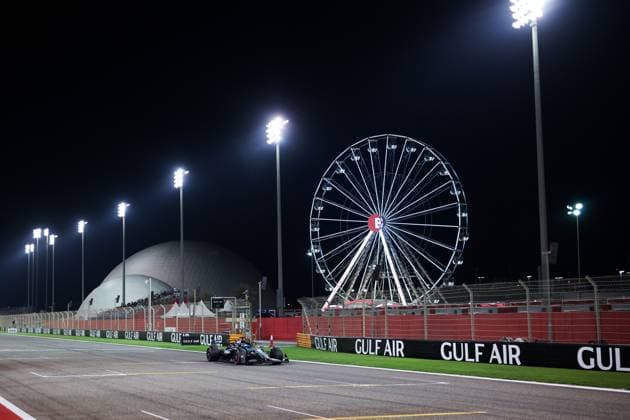 F1 - BAHRAIN GRAND PRIX 2025 63 RUSSELL George (gbr), Mercedes AMG F1 Team W16, action during the Formula 1 Gulf Bahrain Grand Prix 2025, 4th round of the 2025 FIA Formula One World Championship, WM, Weltmeisterschaft from April 11 to 13, 2025 on the Bahrain International Circuit, in Sakhir, Bahrain -  Copyright: xFLORENTxGOODENx