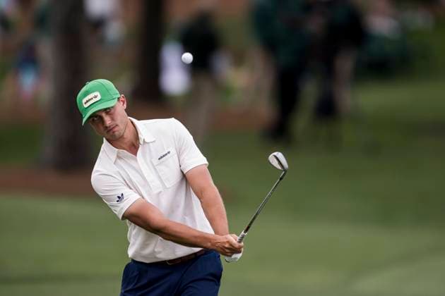 250412 Ludvig Aberg of Sweden during the third round of the 2025 Masters Golf Tournament on April 12, 2025 in Augusta. Photo: Petter Arvidson BILDBYRAN kod PA PA1009 bbeng golf masters the masters augusta us masters sverige Copyright: PETTERxARVIDSON BB250412PA048