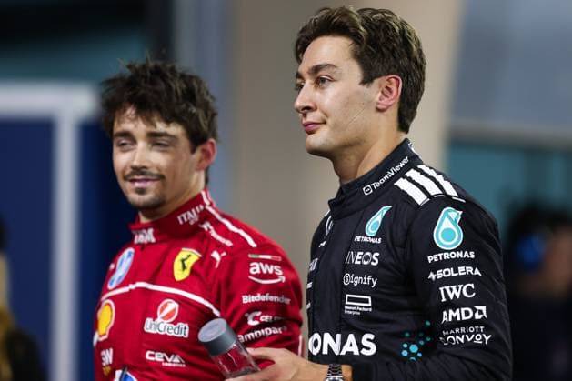 F1 - BAHRAIN GRAND PRIX 2025 RUSSELL George (gbr), Mercedes AMG F1 Team W16, portrait during the Formula 1 Gulf Bahrain Grand Prix 2025, 4th round of the 2025 FIA Formula One World Championship, WM, Weltmeisterschaft from April 11 to 13, 2025 on the Bahrain International Circuit, in Sakhir, Bahrain - SakhirBahrain  Copyright: xEricxAlonsox
