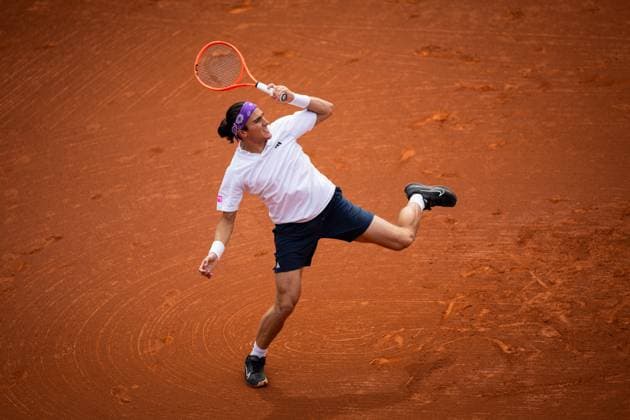 Mattia Bellucci of Italy during their match of day one of the Barcelona Open Banc Sabadell at Real Club De Tenis Barcelona, Spain (Judit Cartiel SPP) Copyright: xJuditxCartiel SPPx spp-en-JuCa-JUCA3605