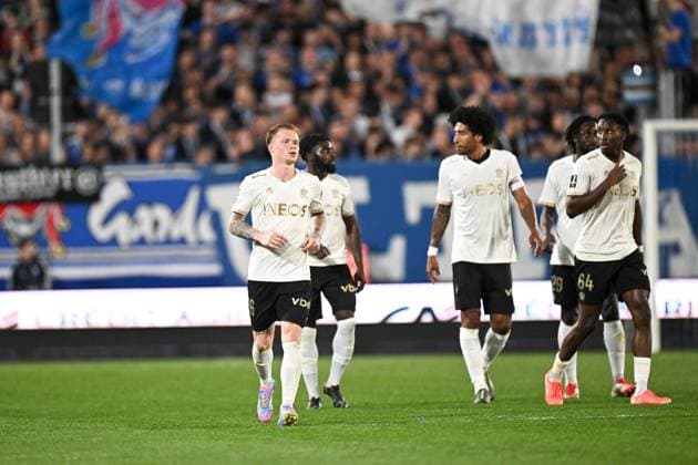 RC Strasbourg Alsace v OGC Nice - Ligue 1 McDonald s 2024 2025 26 Melvin BARD (ogcn) during the Ligue 1 McDonald s match between Strasbourg and Nice at Stade de la Meinau on April 12, 2025 in Strasbourg, France. Strasbourg France  Copyright: xFEPx 776305386