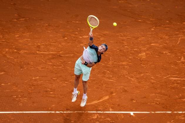 Max Alcala Gurri of Spain during their match of day one of the Barcelona Open Banc Sabadell at Real Club De Tenis Barcelona, Spain (Judit Cartiel SPP) Copyright: xJuditxCartiel SPPx spp-en-JuCa-JUCA2891