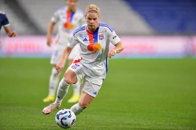 FOOTBALL FEMININ : Lyon vs Paris FC - Arkema Premier League - 12 04 2025 EugÃ nie Le Sommer from OL  Copyright: xcyrilxlestagex