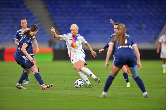 FOOTBALL FEMININ : Lyon vs Paris FC - Arkema Premier League - 12 04 2025 Sofie Svava of OL  Copyright: xcyrilxlestagex