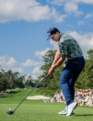 250412 Matt McCarty of the United States during the third round of the 2025 Masters Golf Tournament on April 12, 2025 in Augusta. Photo: Petter Arvidson BILDBYRAN kod PA PA1009 bbeng golf masters the masters augusta us masters Copyright: PETTERxARVIDSON BB250412PA179