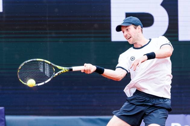 BMW Open München ATP, Tennis Herren 500; 13.04.2025 Botic Van De Zandschulp (Niederlande) im Match gegen Learner Tien (USA) BMW Open by Bitpanda München ATP 500: Tag 2, München, MTTC Iphitos am 13.04.2025 Copyright: xBEAUTIFULxSPORTS Wunderlx