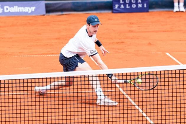 BMW Open München ATP, Tennis Herren 500; 13.04.2025 Botic Van De Zandschulp (Niederlande) im Match gegen Learner Tien (USA) BMW Open by Bitpanda München ATP 500: Tag 2, München, MTTC Iphitos am 13.04.2025 Copyright: xBEAUTIFULxSPORTS Wunderlx
