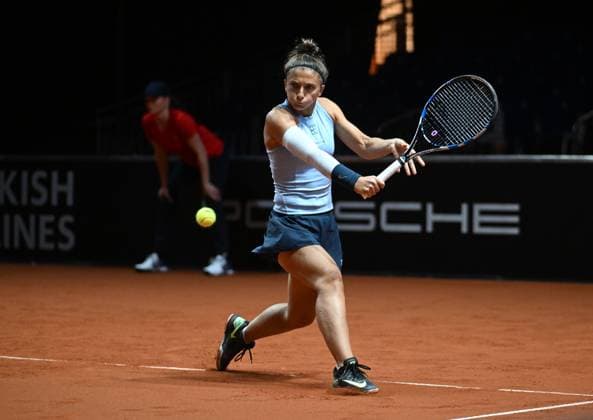 Porsche Tennis Grand Prix 2025 in Stuttgart, 12.04.2025 Sara Errani (ITA) Porsche Tennis Grand Prix 2025