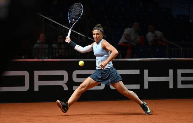 Porsche Tennis Grand Prix 2025 in Stuttgart, 12.04.2025 Sara Errani (ITA) Porsche Tennis Grand Prix 2025
