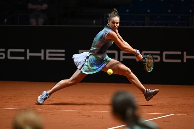 Porsche Tennis Grand Prix 2025 in Stuttgart, 12.04.2025 Veronika Kudermetova (RUS) Porsche Tennis Grand Prix 2025