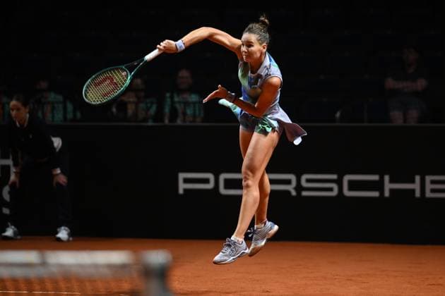 Porsche Tennis Grand Prix 2025 in Stuttgart, 12.04.2025 Veronika Kudermetova (RUS) Porsche Tennis Grand Prix 2025