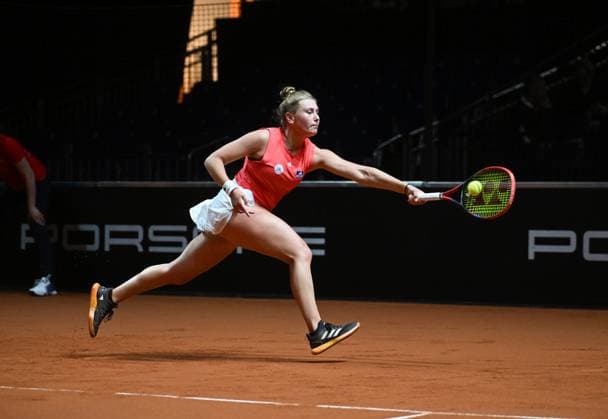 Porsche Tennis Grand Prix 2025 in Stuttgart, 12.04.2025 Natasja Schunk (GER) Porsche Tennis Grand Prix 2025