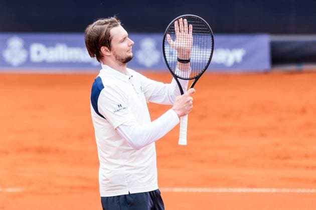 BMW Open München ATP, Tennis Herren 500; 13.04.2025 Alexander Bublik (Kasachstan) im Match gegen Diego Dedura-Palomero (Deutschland) BMW Open by Bitpanda München ATP 500: Tag 2, München, MTTC Iphitos am 13.04.2025 Copyright: xBEAUTIFULxSPORTS Wunderlx