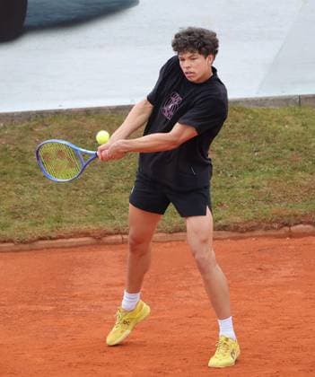 13.04.2025, BMW Open 2025, ATP, Tennis Herren Tour 500, MTTC Iphitos, Muenchen, Tennis, im Bild: Ben Shelton (USA)