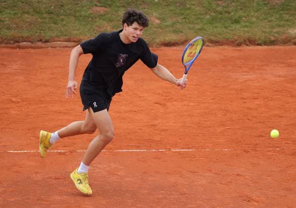 13.04.2025, BMW Open 2025, ATP, Tennis Herren Tour 500, MTTC Iphitos, Muenchen, Tennis, im Bild: Ben Shelton (USA)