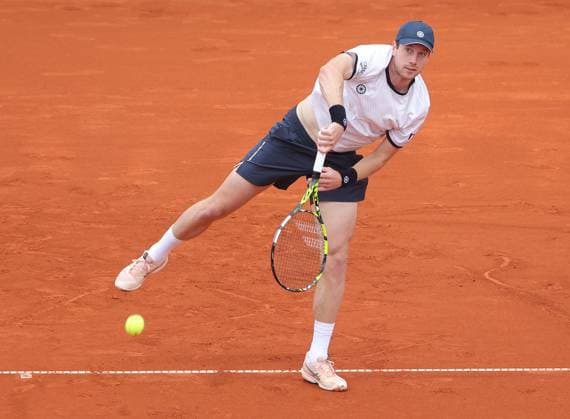 13.04.2025, BMW Open 2025, ATP, Tennis Herren Tour 500, MTTC Iphitos, Muenchen, Tennis, im Bild: Botic Van De Zandschulp (NED)