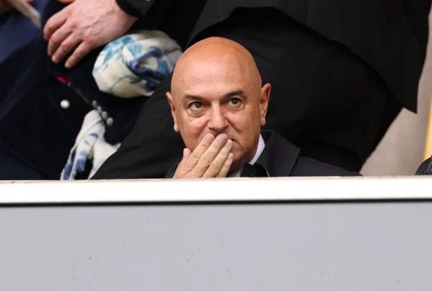 Chairman of Premier League football club Tottenham Hotspur Daniel Levy looks on. Wolverhampton Wanderers v Tottenham Hotspur, Premier League, Football, Molineux, Wolverhampton, UK - 13 Apr 2025 EDITORIAL USE ONLY No use with unauthorised audio, video, data, fixture lists, club league logos or live services. Online in-match use limited to 120 images, no video emulation. No use in betting, games or single club league player publications. Copyright: xRyanxBrowne Shutterstockx 15248753bx