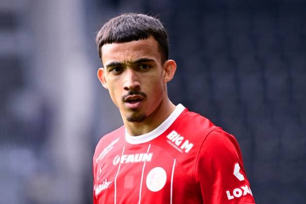 FOOTBALL : Angers vs Montpellier - Ligue 1 - 13 04 2025 Theo SAINTE LUCE ( 17 - Montpellier ) headshot during the Ligue 1 match between Angers SCO and Montpellier HSC at Stade Raymond Kopa on April 13, 2025 in Angers, France. ( Photo by Dante Badano PsnewZ ) - AngersFrance  Copyright: xDantexBadanox