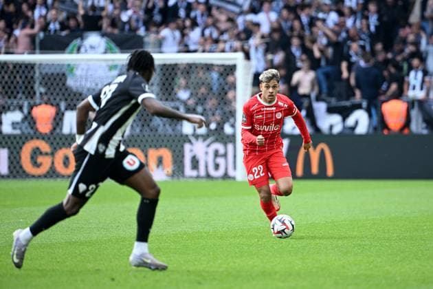 Angers SCO v Montpellier Herault SC - Ligue 1 McDonald s 2024 2025 22 Khalil FAYAD (mhsc) during the Ligue 1 McDonald s match between Angers and Montpellier at Stade Raymond Kopa on April 13, 2025 in Angers, France. Angers France  Copyright: xFEPx 776306824