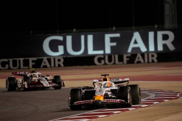 13.04.2025, Bahrain International Circuit, Sakhir, Formula 1 Gulf Air Bahrain Grand Prix 2025 ,im Bild Isack Hadjar (FRA), Visa Cash App RB Formula One Team (Photo by Hasan Bratic DeFodi Images)