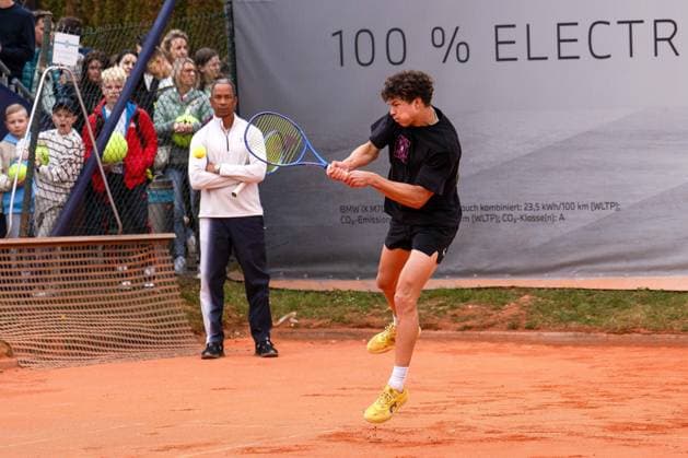 Ben Shelton (USA), Tennis, BMW Open 2025, ATP, Tennis Herren 500 Muenchen, 13.04.2025 Muenchen Bayern Deutschland