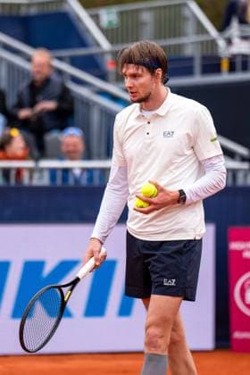 Alexander Bublik (KAZ), Tennis, BMW Open 2025, ATP, Tennis Herren 500 Muenchen, 13.04.2025 Muenchen Bayern Deutschland