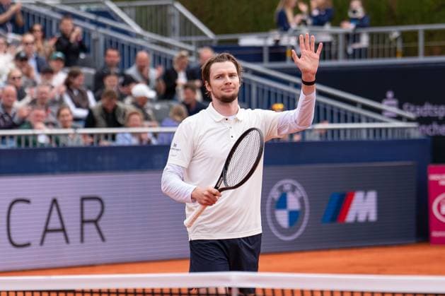 Alexander Bublik (KAZ), Tennis, BMW Open 2025, ATP, Tennis Herren 500 Muenchen, 13.04.2025 Muenchen Bayern Deutschland