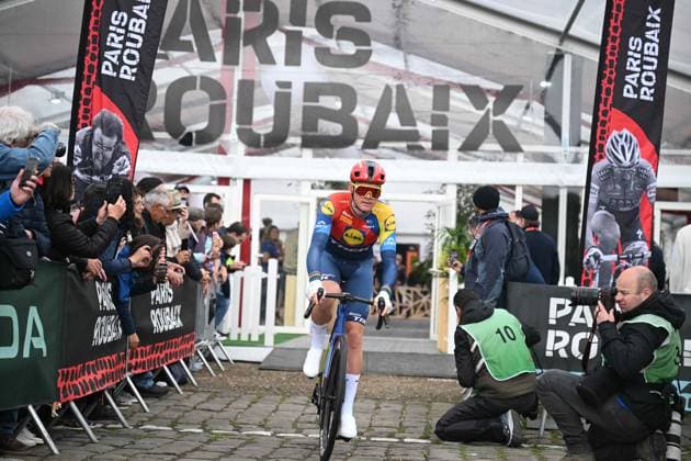 13-04-2025 Paris - Roubaix; 2025, Lidl - Trek; Pedersen, Mads; Compiegne; 