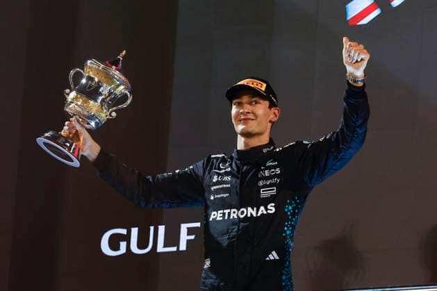 Manama, Bahrain : FIA F1 GP of Bahrain, No. 63 George Russel (GBR), Mercedes-AMG PETRONAS Formula One Team, Mercedes-AMG F1 W16 E Performance Manama Bahrain