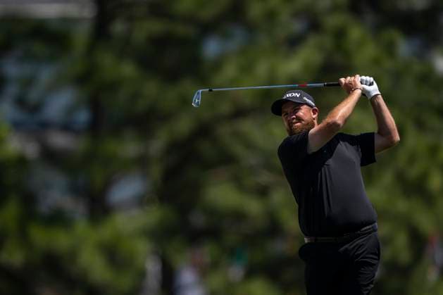 250413 Shane Lowry of Ireland during the final round of the 2025 Masters Golf Tournament on April 13, 2025 in Augusta. Photo: Petter Arvidson BILDBYRAN kod PA PA1010 bbeng golf masters the masters augusta us masters Copyright: PETTERxARVIDSON BB250413PA019