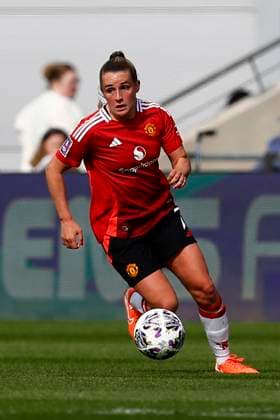 Manchester City v Manchester United, ManU Manchester, UK - 13 April 2025 Ella Toone of Manchester United during the Adobe Womens FA Cup Semi Final match between Manchester City and Manchester United at The Joie Stadium on 13 April 2025 in Manchester, England (Photo by Steve Taylor PPAUK) Manchester The Joie Stadium Greater Manchester England Copyright: xStevexTaylor PPAUKx PPA-180004