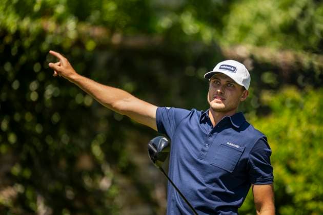 250413 Ludvig Aberg of Sweden during the final round of the 2025 Masters Golf Tournament on April 13, 2025 in Augusta. Photo: Petter Arvidson BILDBYRAN kod PA PA1010 bbeng golf masters the masters augusta us masters sverige Copyright: PETTERxARVIDSON BB250413PA036