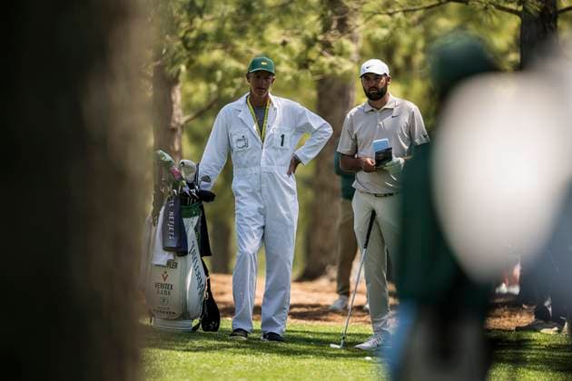 250413 Scottie Scheffler of the United States during the final round of the 2025 Masters Golf Tournament on April 13, 2025 in Augusta. Photo: Petter Arvidson BILDBYRAN kod PA PA1010 bbeng golf masters the masters augusta us masters Copyright: PETTERxARVIDSON BB250413PA045