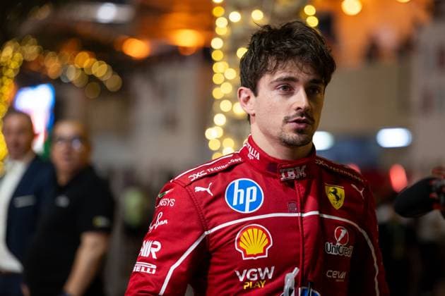 Charles Leclerc (Scuderia Ferrari HP, Monaco, 16), BAH, Formel 1 Weltmeisterschaft, Gulf Air Grand Prix von Bahrain, Bahrain International Circuit, Rennen, Saison 2025, 13.04.2025 BAH, Formel 1 Weltmeisterschaft, Gulf Air Grand Prix von Bahrain, Bahrain International Circuit, Rennen, Saison 2025, 13.04.2025 Sakhir Copyright: xEibner-Pressefoto Memmlerx EP_MMR