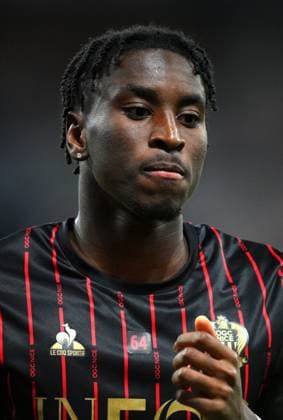 OGC Nice v FC Nantes - Ligue 1 McDonald s Moise Bombito of OGC Nice before the Ligue 1 match between OGC Nice and FC Nantes at Allianz Riviera Stadium on April 4, 2025 in Nice, France. Nice Allianz Riviera South-Eastern France France Copyright: xNealxSimpson Sportsphoto APLx 14125383