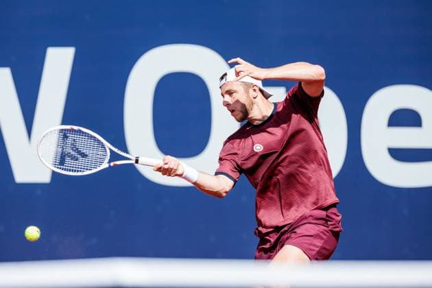 BMW Open München ATP, Tennis Herren 500; 14.04.2025 Tallon Griekspoor (Niederlande) im Match gegen Learner Tien (USA) BMW Open by Bitpanda München ATP 500: Tag 3, München, MTTC Iphitos am 14.04.2025 Copyright: xBEAUTIFULxSPORTS Wunderlx