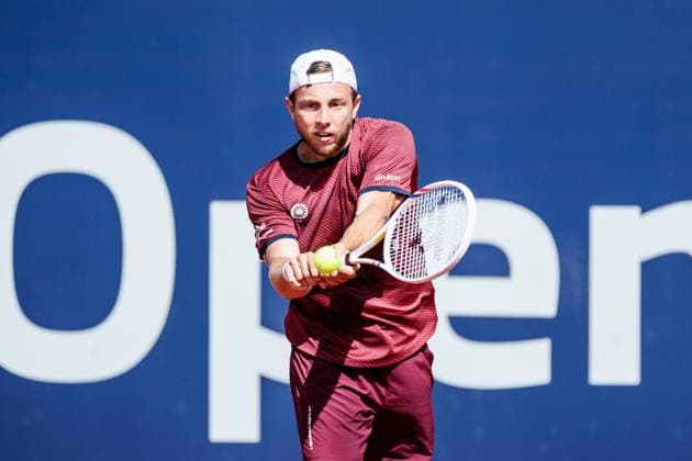 BMW Open München ATP, Tennis Herren 500; 14.04.2025 Tallon Griekspoor (Niederlande) im Match gegen Learner Tien (USA) BMW Open by Bitpanda München ATP 500: Tag 3, München, MTTC Iphitos am 14.04.2025 Copyright: xBEAUTIFULxSPORTS Wunderlx