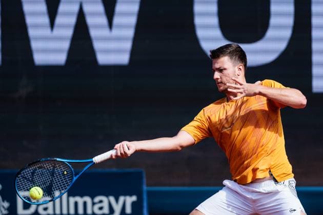BMW Open München ATP, Tennis Herren 500; 14.04.2025 Miomir Kecmanovic (Serbien) im Match gegen Marcos Giron (USA) BMW Open by Bitpanda München ATP 500: Tag 3, München, MTTC Iphitos am 14.04.2025 Copyright: xBEAUTIFULxSPORTS Wunderlx